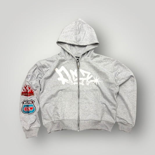 DSZ Ash Grey Zip-Up