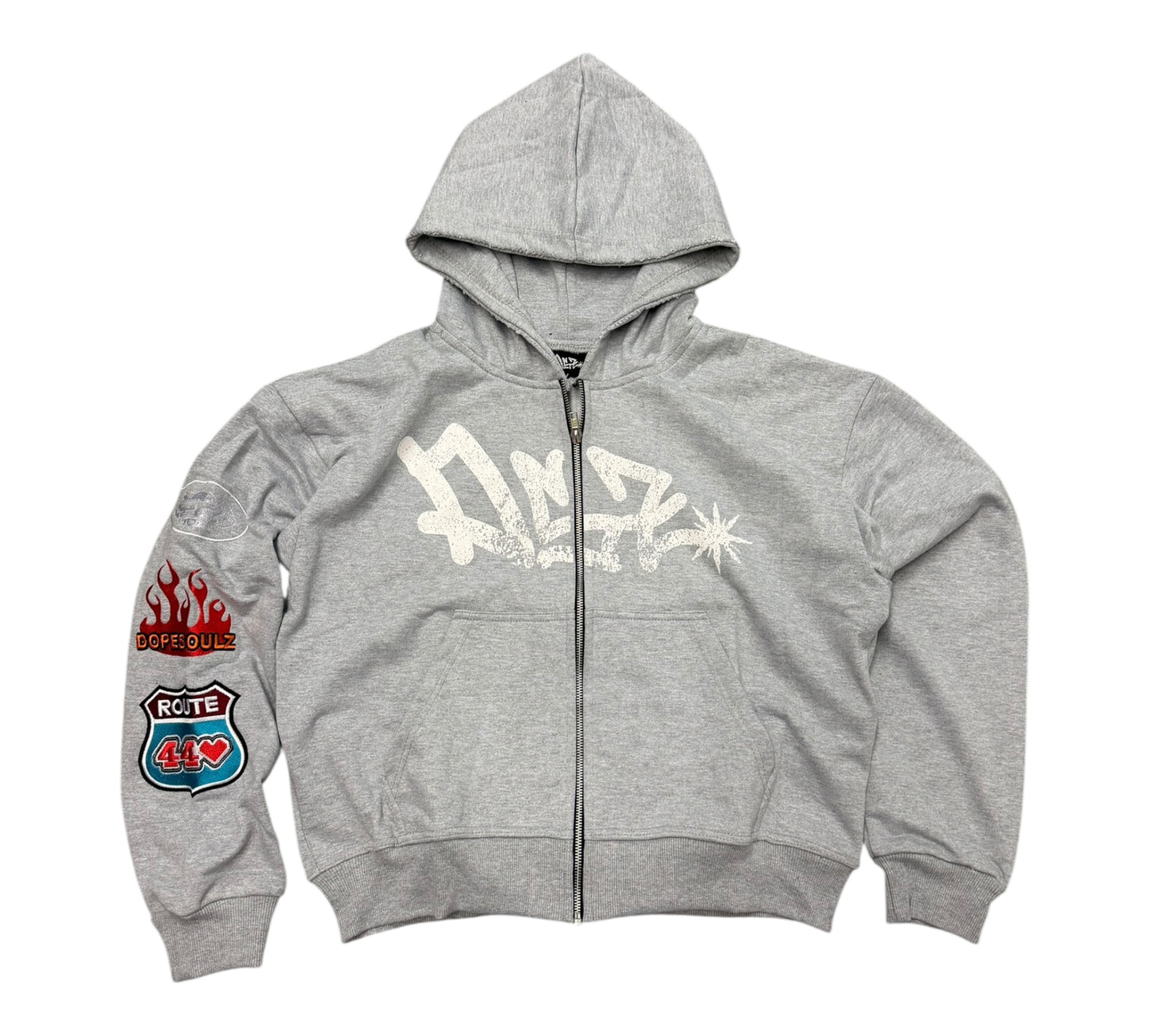 DSZ Ash Grey Zip-Up